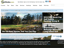 Tablet Screenshot of golfshake.com
